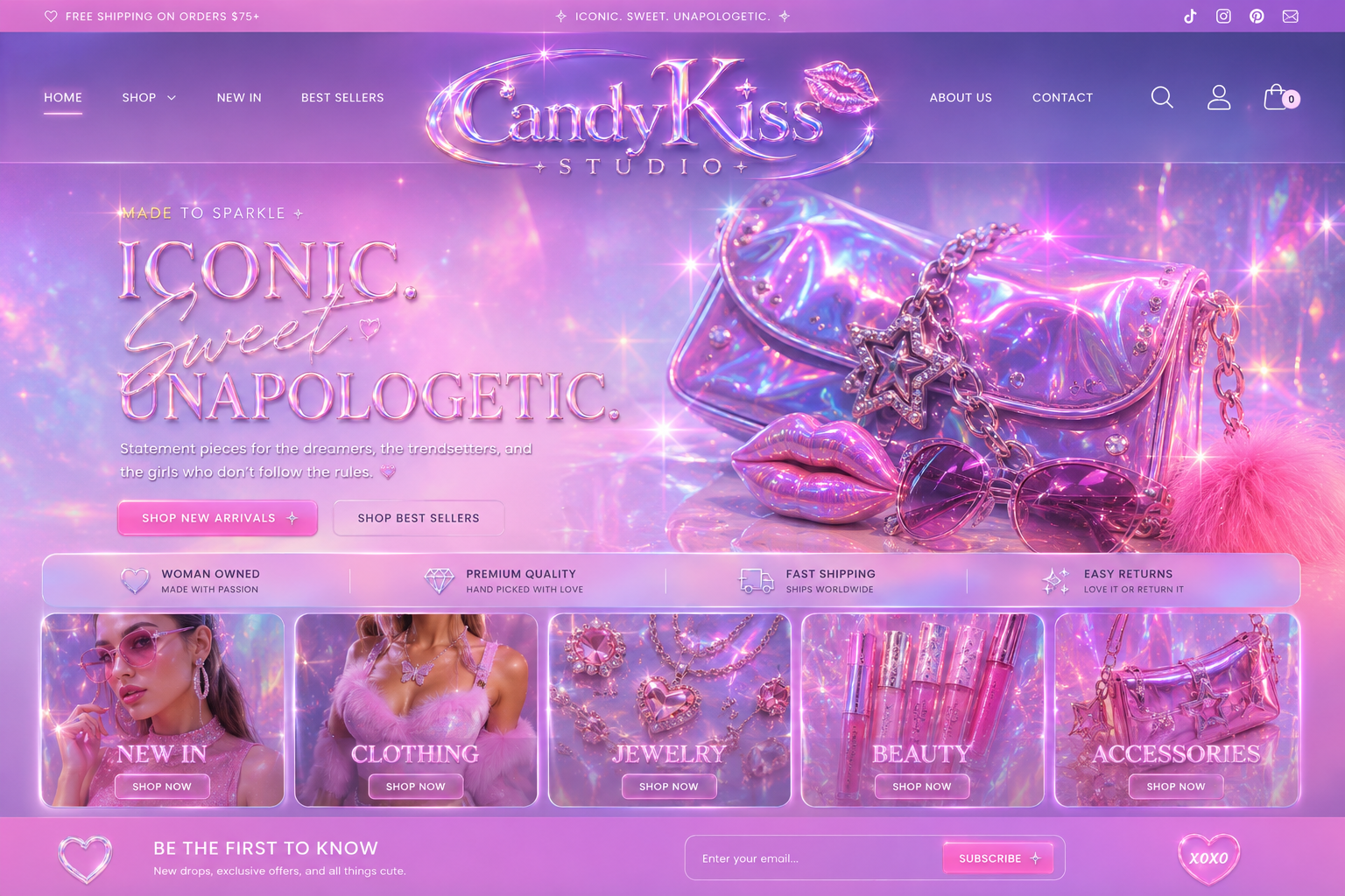 CandyKiss Studio homepage